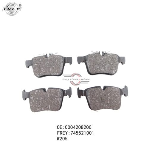 Má phanh sau Frey A0004208200 Mercedes C200, C250, C300, GLC200, GLC250, GLC300 - Ảnh 3
