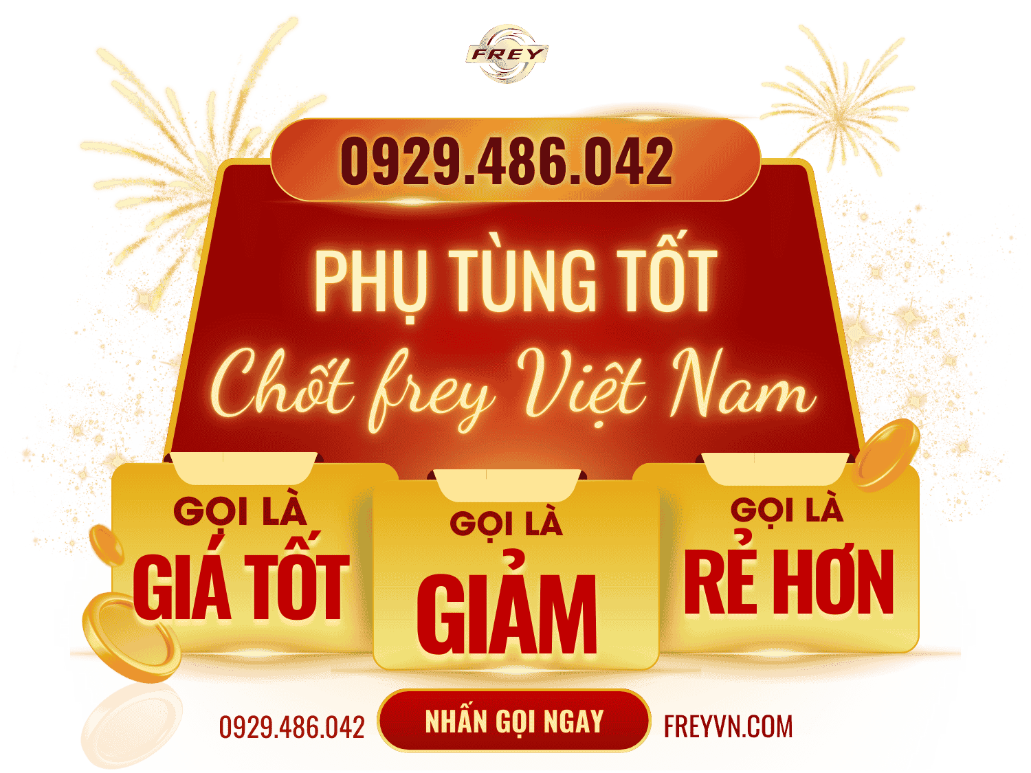 chương trình gọi là giảm giá phụ tùng Frey Việt nam