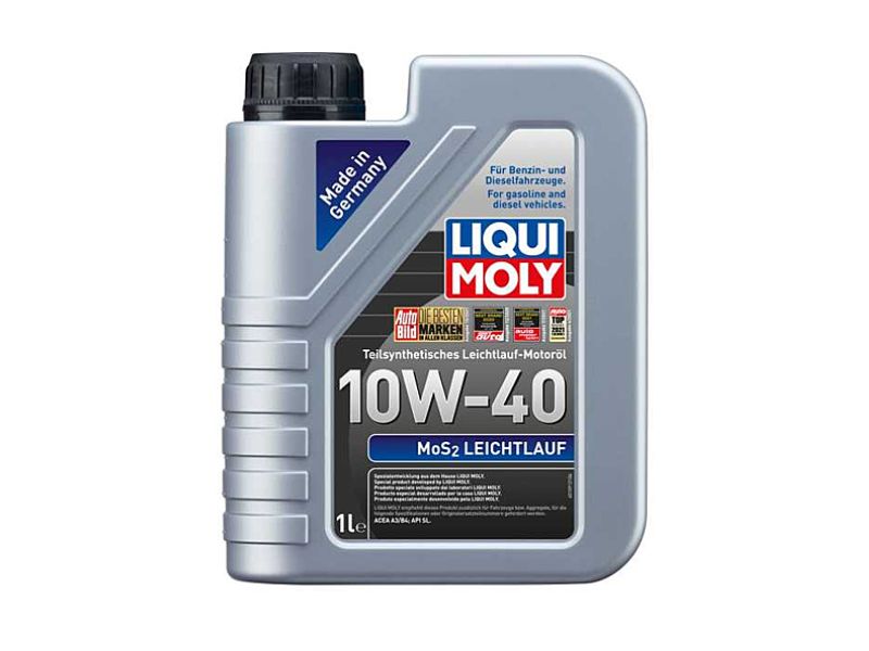 Nhớt 10W40 phù hợp với xe gì? So sánh nhớt 10W40 và 10W30 7 Nhớt Liqui Moly MoS2 Leichtlauf 10W40