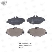 Má phanh trước Frey A0044208720 Mercedes E 200 Kompressor, E240, E280, E350, E500 (2003-2009)