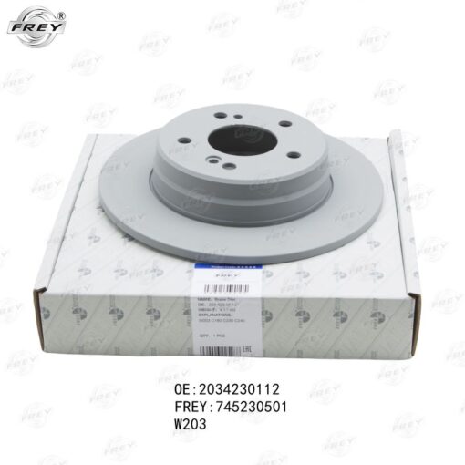Đĩa phanh sau Frey A2034230112 Mercedes C180, C200, C240, C280 (2000-2007), E240 (2000-2002)