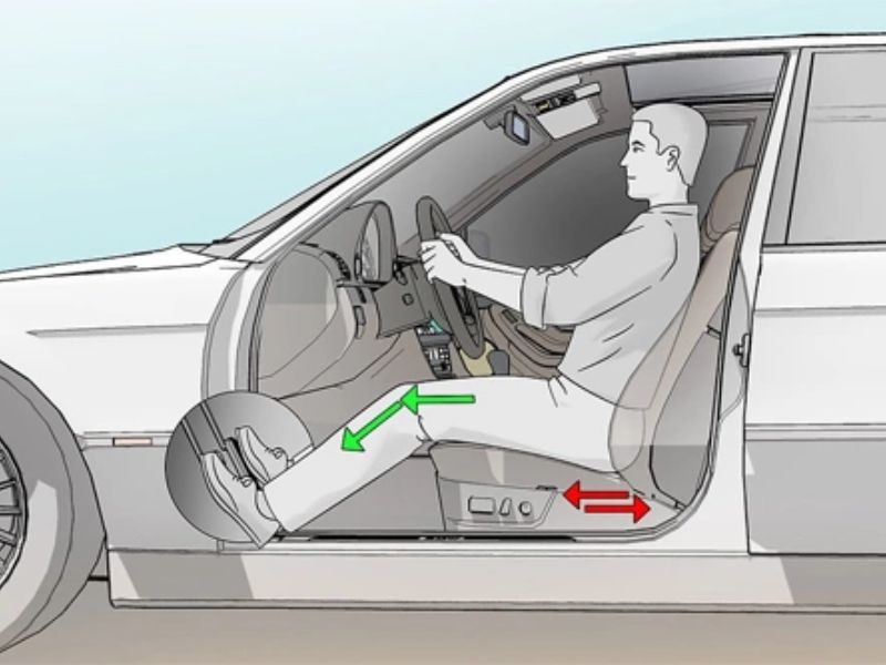 15+ mẹo chống đau lưng khi lái xe ô tô đường dài hiệu quả 4 Áp dụng tư thế ngồi chuẩn để tránh bị đau lưng