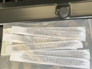 Cà số khung số máy ô tô