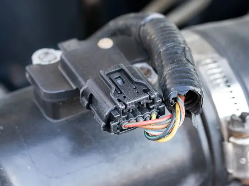 13+ nguyên nhân đèn check engine ô tô sáng và cách khắc phục 6 Check engine sáng do cảm biến lưu lượng khí nạp bị hỏng