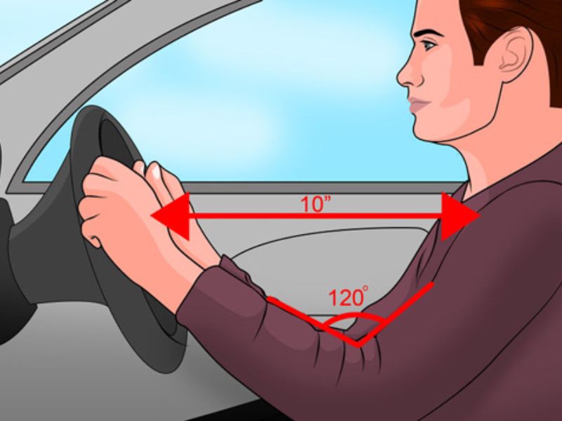 15+ mẹo chống đau lưng khi lái xe ô tô đường dài hiệu quả 3 Điều chỉnh vô lăng sao cho phù hợp để thuận tiện lái xe