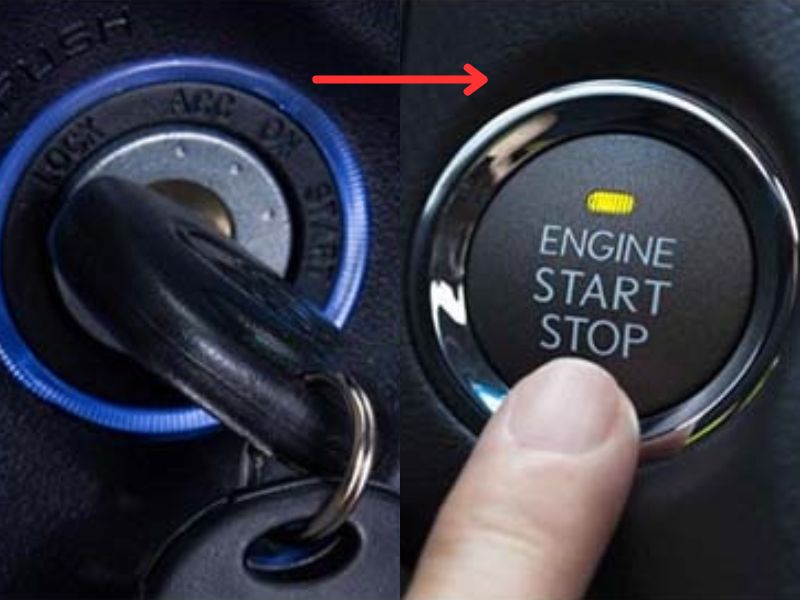 5 cách xử lý, khắc phục khi chìa khóa ô tô hết pin 6 Đối với ô tô dùng chìa khóa cơ và điều khiển từ xa