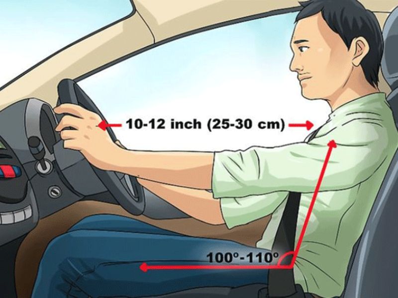 Hướng dẫn cách chỉnh ghế lái ô tô, tư thế ngồi không đau lưng 10 Một số lưu ý khi chỉnh ghế lái ô tô và tư thế ngồi
