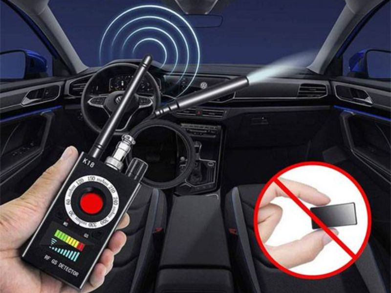 8 cách phát hiện thiết bị nghe lén trên ô tô chính xác nhất 2 Sử dụng máy dò sóng RF để tìm thiết bị nghe lén