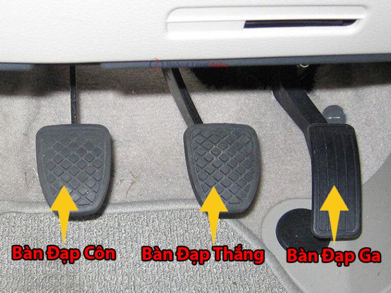 7 cách chạy xe số sàn không bị tắt máy cho người mới lái xe 3 Thứ tự giữa côn, ga và phanh xe số sàn