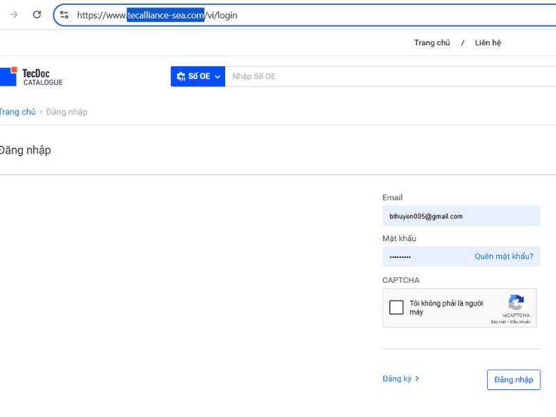Hướng dẫn cách tra mã phụ tùng online tại nhà đơn giản 1 Tra mã phụ tùng online bằng Tecdoc