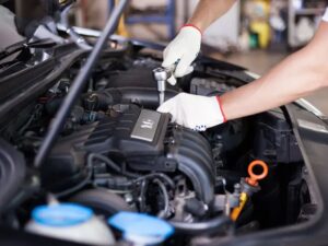 Xe ô tô bị rung khi mới nổ máy