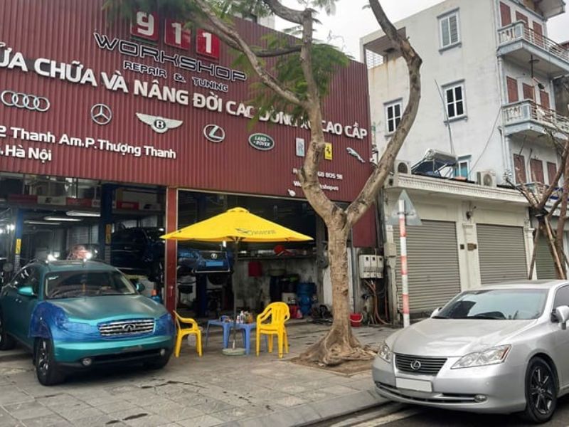 7+ địa chỉ sửa chữa ô tô uy tín Hà Nội & hạng mục sửa phổ biến 3 Xưởng sửa chữa của Gara 911 Workshop