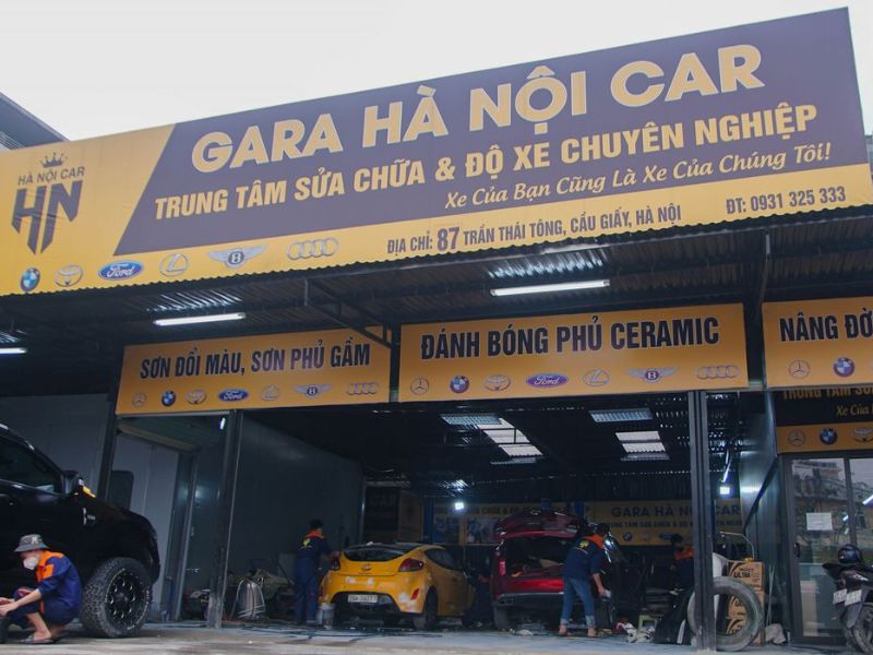 7+ địa chỉ sửa chữa ô tô uy tín Hà Nội & hạng mục sửa phổ biến 6 Xưởng sửa chữa ô tô Hà Nội Car ở Trần Thái Tông Cầu Giấy