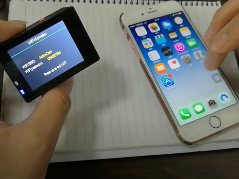 Hướng dẫn cách dùng camera hành trình dễ hiểu nhanh nhất 4 Kết nối camera hành trình với điện thoại