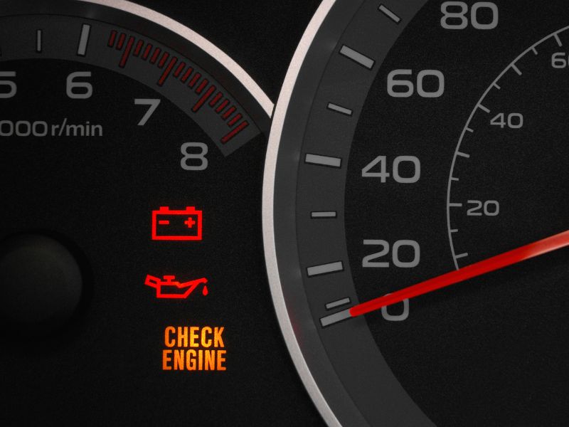 Hướng dẫn cách đo cảm biến trục khuỷu đúng kỹ thuật, dễ hiểu 5 Đèn check engine báo sáng cảnh báo cảm biến trục khuỷu đang gặp vấn đề