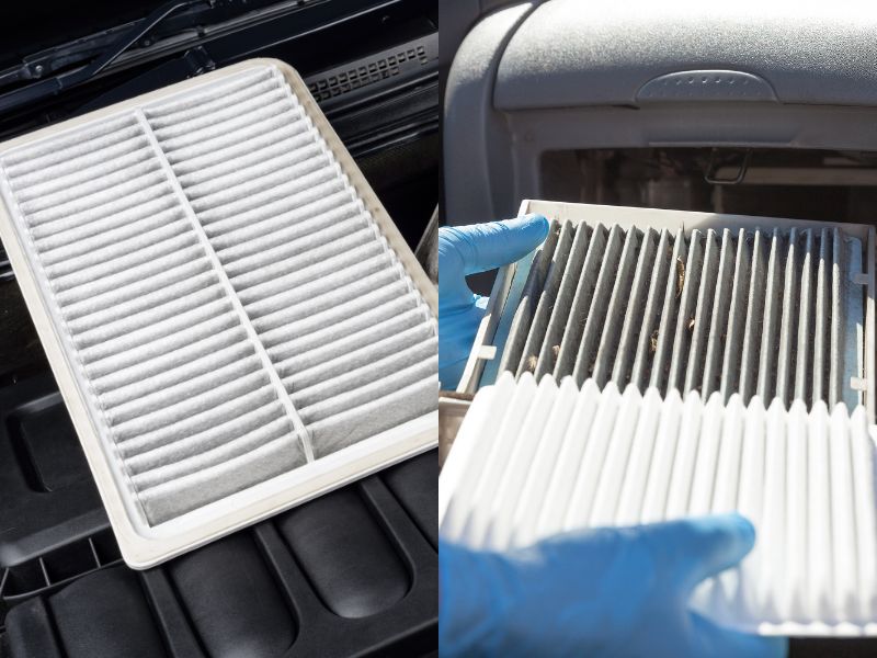 15 hạng mục bảo dưỡng 80000km quan trọng cần chú ý 2 Thay lọc gió động cơ và lọc gió điều hòa