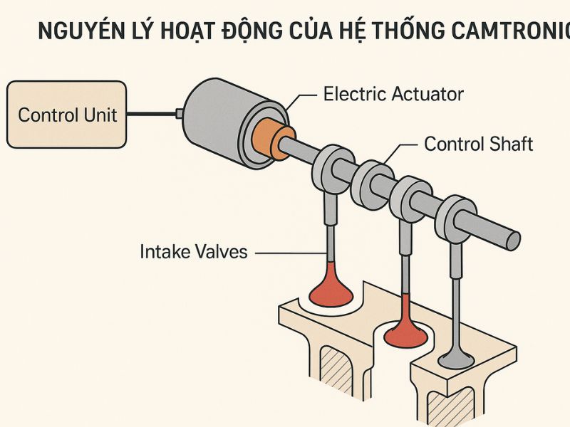 Tìm hiểu hệ thống Mercedes Camtronic và vai trò trên động cơ 3 Nguyên lý hoạt động của hệ thống Camtronic