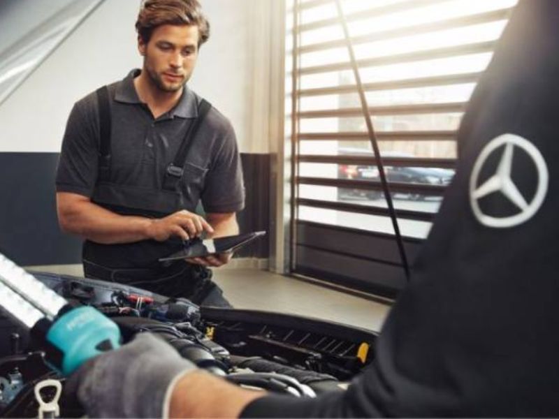 Quy trình và chi phí bảo dưỡng Mercedes C300 2 Bảo dưỡng cấp B