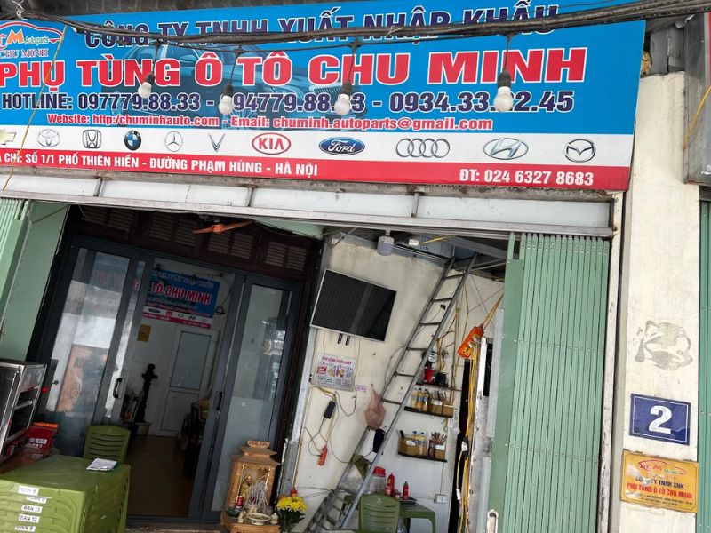 12+ địa chỉ bán phụ tùng ô tô Hà Nội Mỹ Đình uy tín, chất lượng 2 Cửa hàng bán phụ tùng ô tô Chu Minh