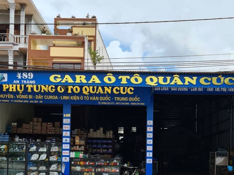 Phụ tùng ô tô Hải Phòng - Quân Cúc 