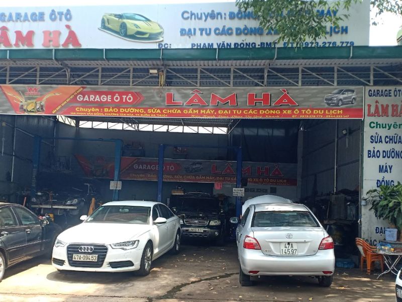 Garage sửa chữa ô tô Lâm Hà