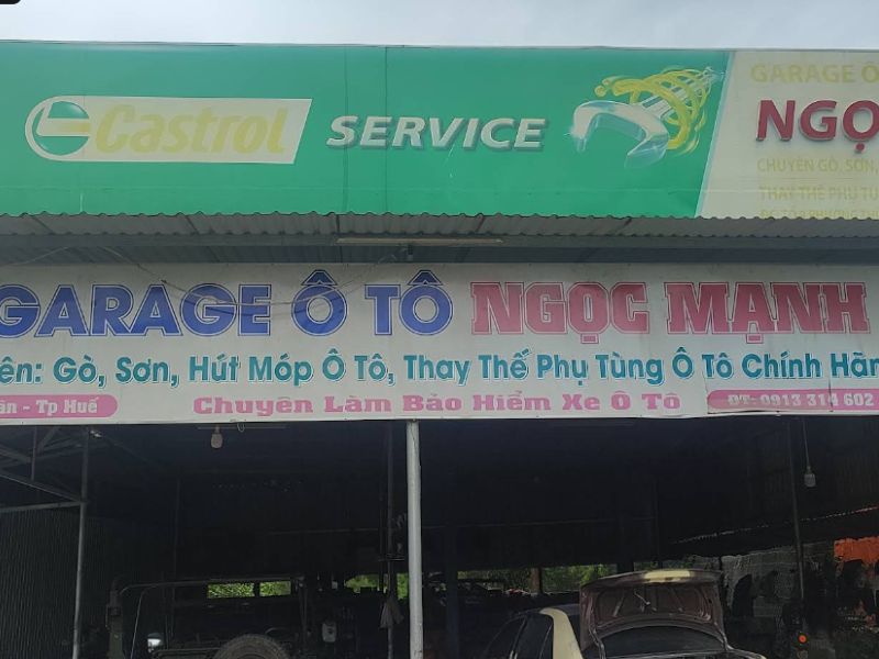 13+ gara sửa chữa ô tô ngập nước tại Huế uy tín, chuyên nghiệp 8 Gara Ô TÔ NGỌC MẠNH