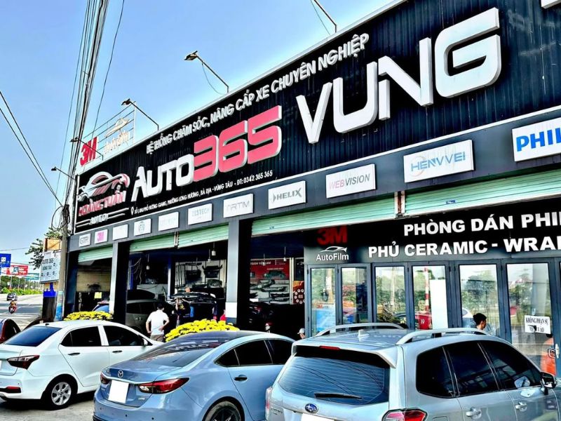 Gara và cửa hàng bán phụ tùng ô tô Auto365 Vũng Tàu
