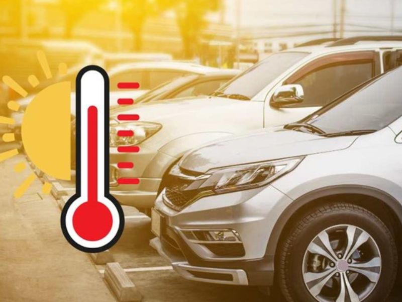 Không để xe ngoài nắng tự khô