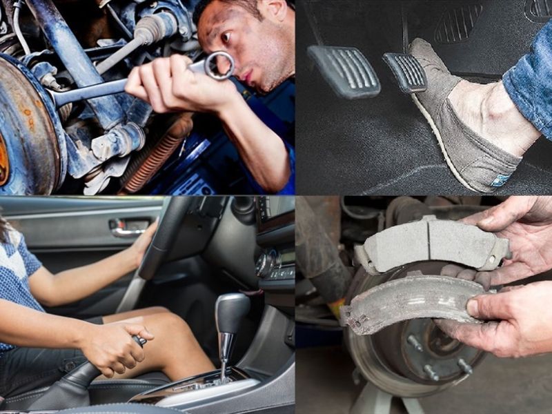 Cách xử lý và kiểm tra phanh ô tô sau khi đi mưa ngập 6 Kiểm tra đường ống phanh và phanh tay trên xe