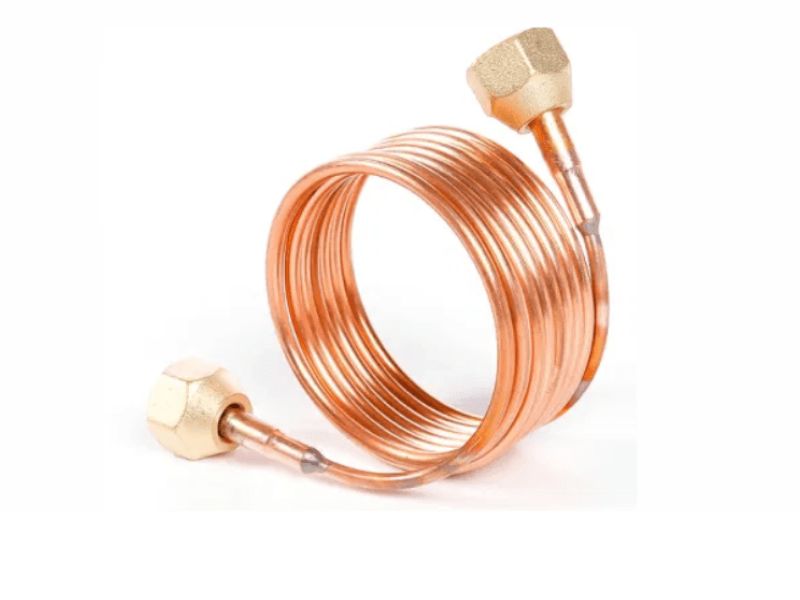 Các loại van tiết lưu trong hệ thống lạnh phổ biến hiện nay 2 Ống mao được thiết kế dạng ống đồng nhỏ