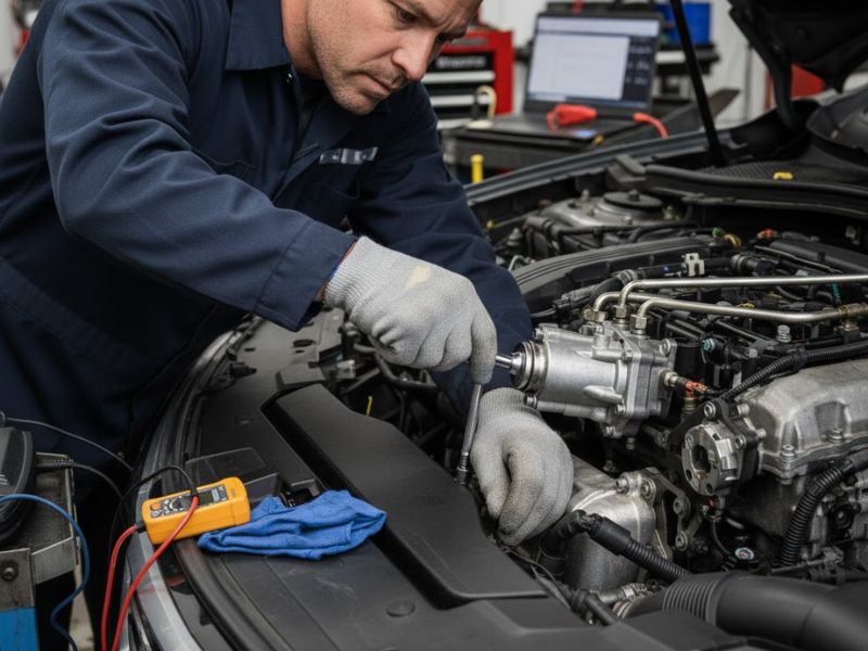 11 Nguyên nhân bơm cao áp không lên dầu & cách xử lý triệt để 1 Cân chỉnh bơm cao áp giúp động cơ vận hành êm ái