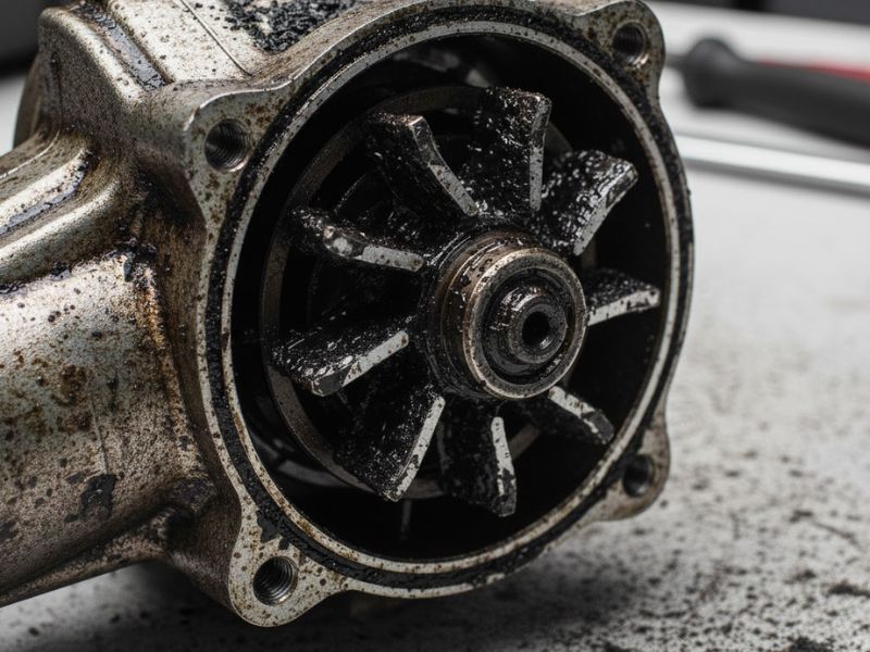 11 Nguyên nhân bơm cao áp không lên dầu & cách xử lý triệt để 3 Cánh bơm cao áp sau thời gian dài hoạt động bị mòn