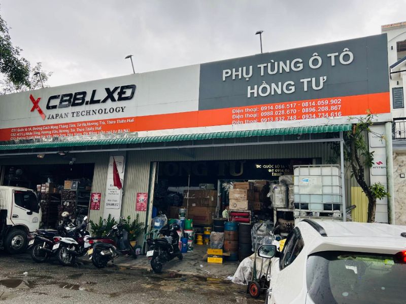 10 cửa hàng phụ tùng ô tô Huế chất lượng cao, giá tốt 2 Cửa hàng phụ tùng ô tô Hồng Tư - Phụ tùng ô tô Huế