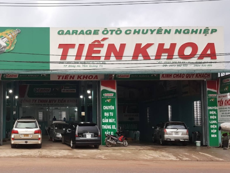 Gara ô tô Tiến Khoa - Gara sửa chữa ô tô ngập nước tại Quảng Trị
