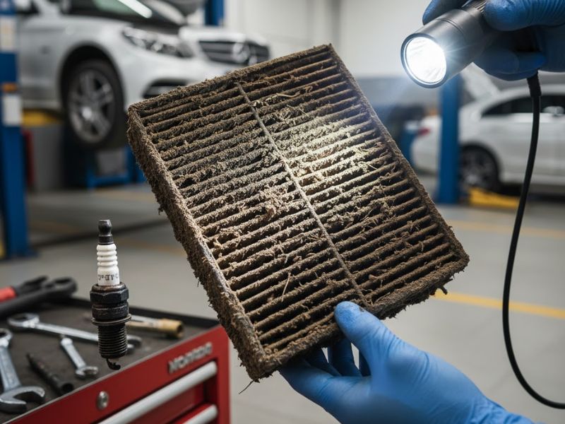 5 nguyên nhân bugi bị ẩm không nổ và cách xử lý 3 Lọc gió bẩn làm hòa khí quá đậm