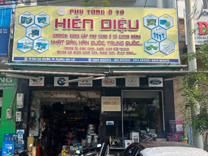 10 địa chỉ phụ tùng ô tô Gia Lai uy tín, chất lượng cao 4 Phụ tùng ô tô Hiền Diệu