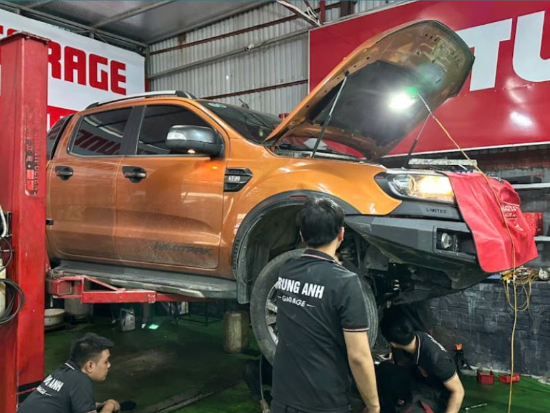 Trung tâm sửa chữa ô tô Trung Anh Garage