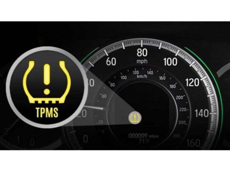 Báo lỗi chấm than trên ô tô: Nguyên nhân & cách xử lý nhanh 1 Dấu hiệu cảnh báo lốp thiếu áp suất