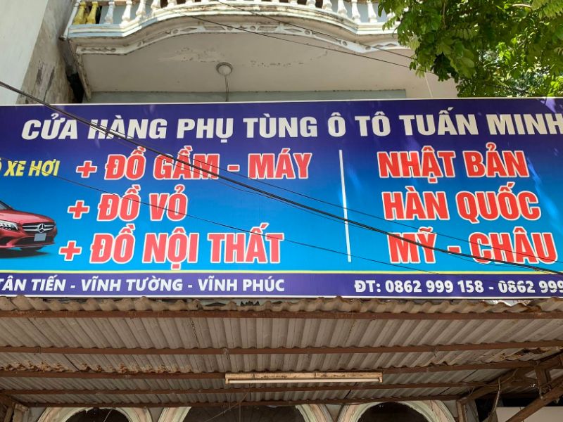 Cửa hàng phụ tùng ô tô Tuấn Minh
