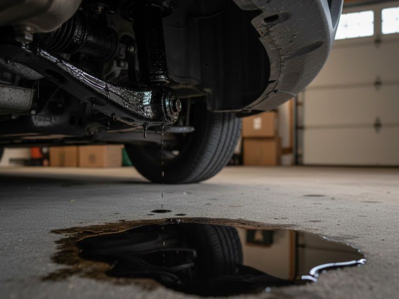 Chảy dầu vành trái động cơ: Nguyên nhân & cách khắc phục triệt để 7 Dầu bị rò rỉ phía bên trái gầm xe