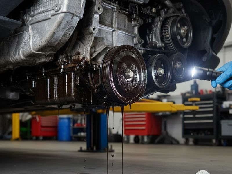 Chảy dầu vành trái động cơ: Nguyên nhân & cách khắc phục triệt để 9 Khi xe bị chảy dầu quá nhiều, hãy đưa xe đi kiểm tra và sửa chữa kịp thời