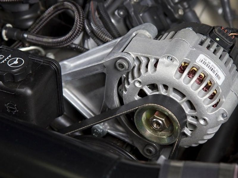 Máy phát điện yếu khiến cho đèn cos sáng yếu