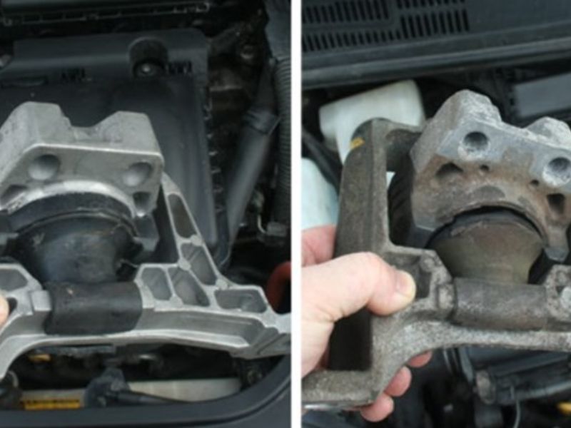 Nguyên nhân khiến cao su chân máy ô tô nhanh hư hỏng