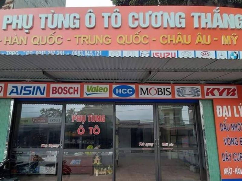 10 cửa hàng phụ tùng ô tô Trung Quốc uy tín, giá rẻ nhất 8 Phụ tùng ô tô Cương Thắng