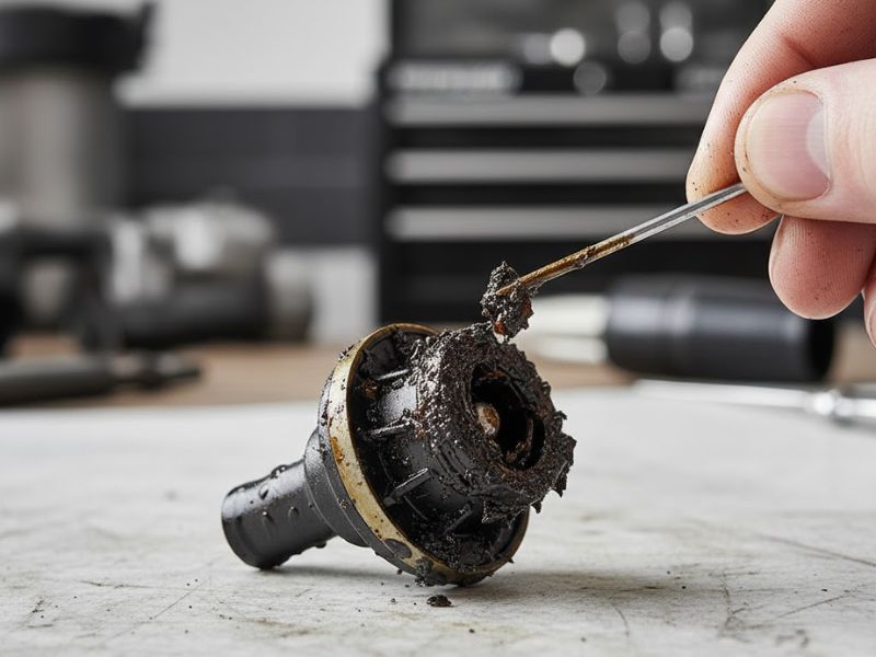 Chảy dầu vành trái động cơ: Nguyên nhân & cách khắc phục triệt để 3 Van PCV bị tắc nghẽn khiến dầu bị rò rỉ vành trái động cơ