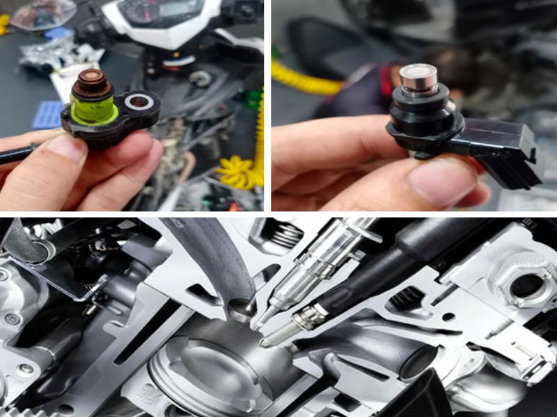 Nguyên nhân & khắc phục khi xe có hiện tượng giật khi dừng đèn đỏ 4 Vệ sinh hoặc kiểm tra kim phun