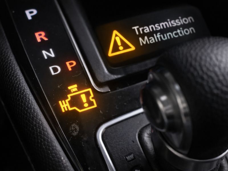 Xe báo lỗi hộp số khiến đèn lùi không nhận được tín hiệu