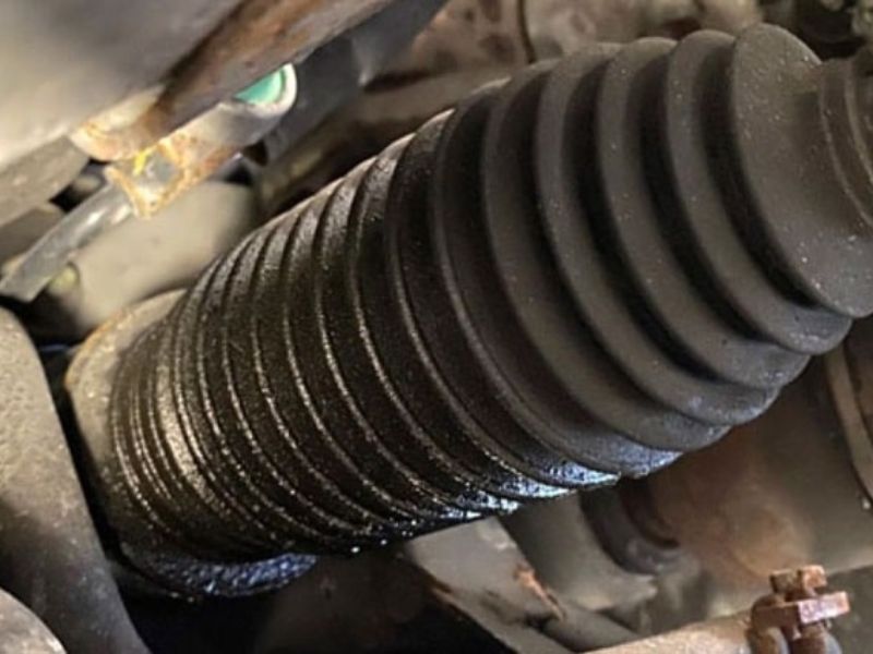 Thước lái (hộp lái) bị khô, kẹt hoặc mòn