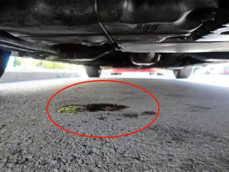 Dấu hiệu, quy trình và các hạng mục khi kiểm tra gầm xe ô tô 3 Gầm xe có dấu hiệu rò rỉ dầu hoặc chất lỏng