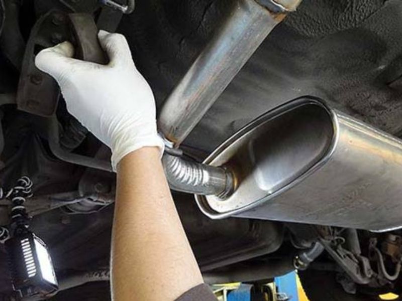 Kiểm tra khả năng thoát khí của hệ thống xả